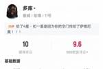 多库本场数据：传射+32分钟11次过人成功5关键传球，评分10